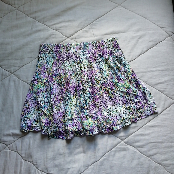 H&M Girls Floral Pocket Mini Skirt 11-12 - Picture 2 of 5